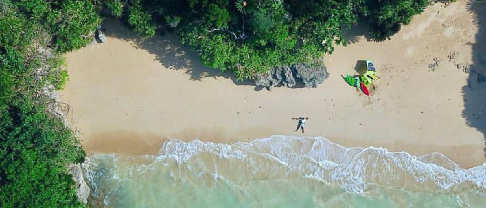 Enjoy playing in the sea